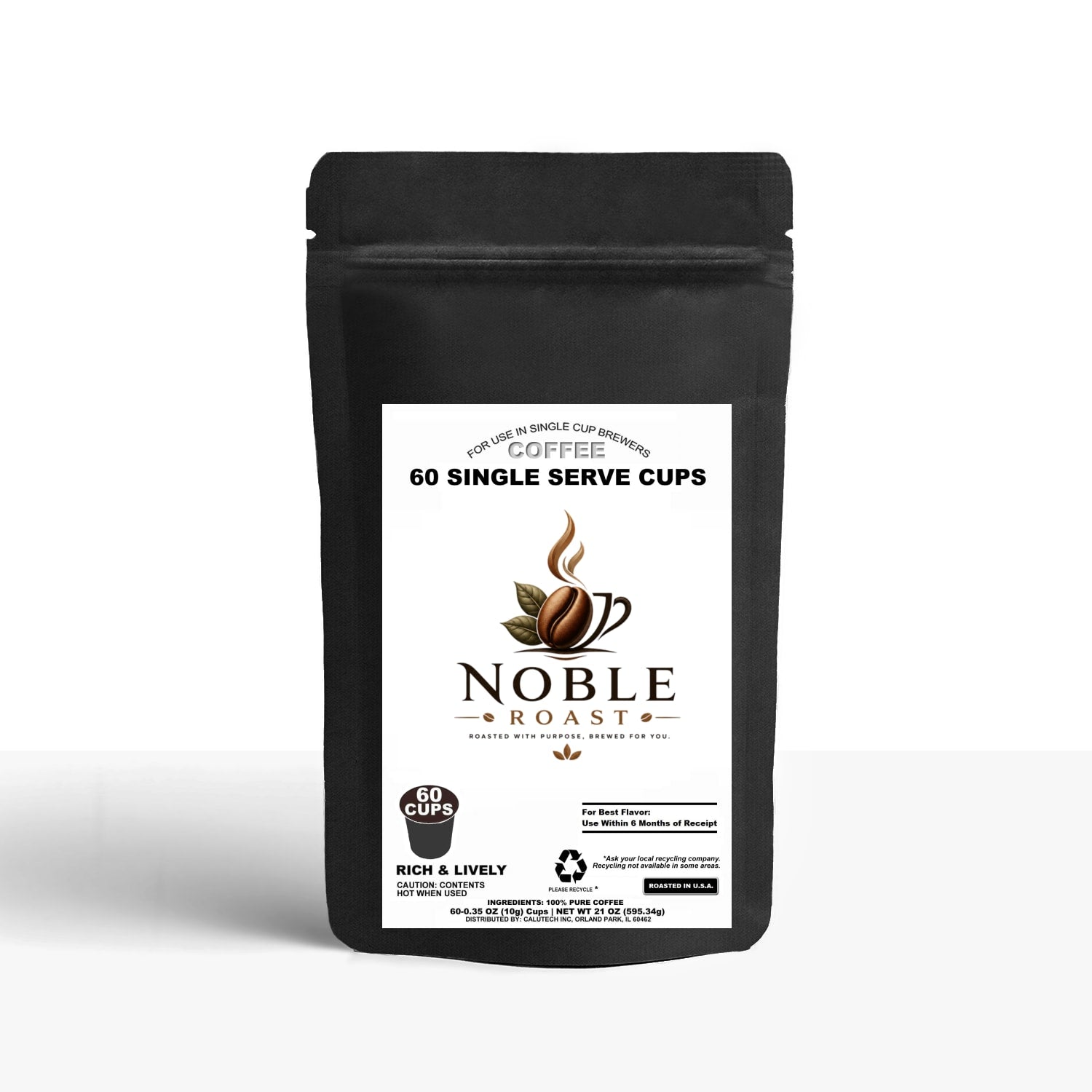 60 Pack Single Serve Coffee Capsules